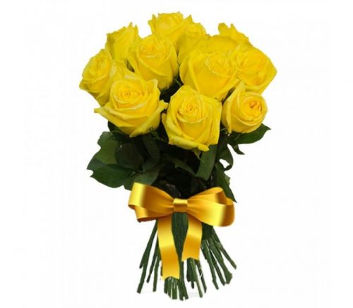 Заказать букет из 11 желтых роз с доставкой по Гуково